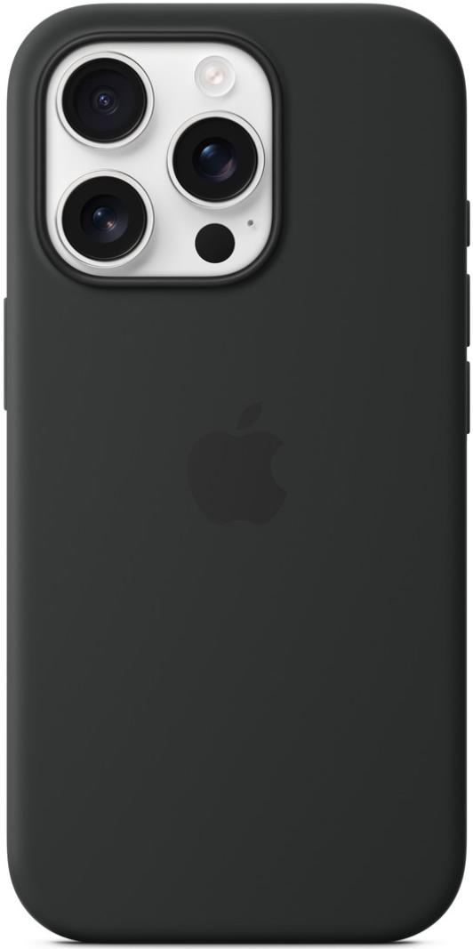 Чехол для iPhone 16 Pro Silicone Case with MagSafe Black