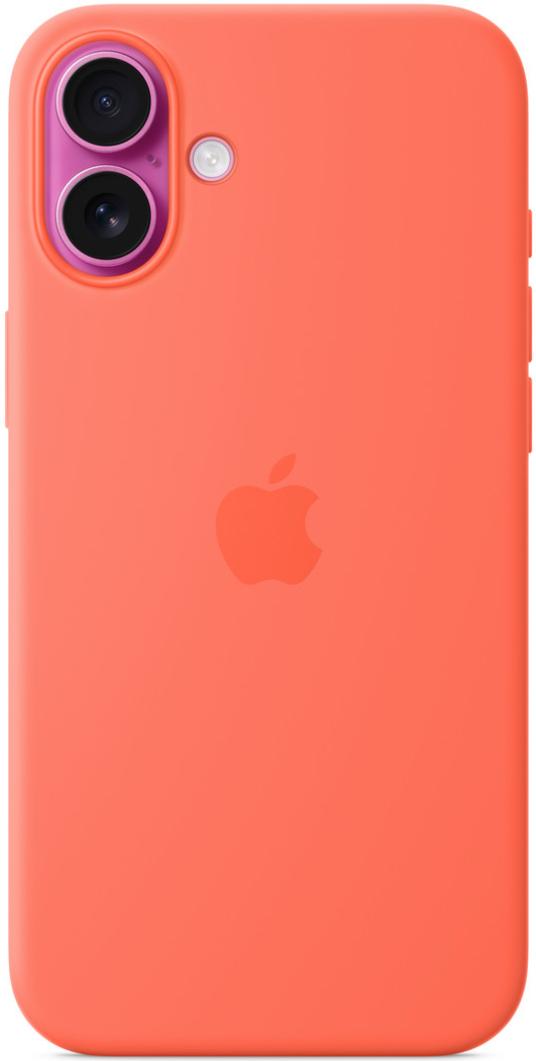 Чехол для iPhone 16 Silicone Case with MagSafe Tangerine