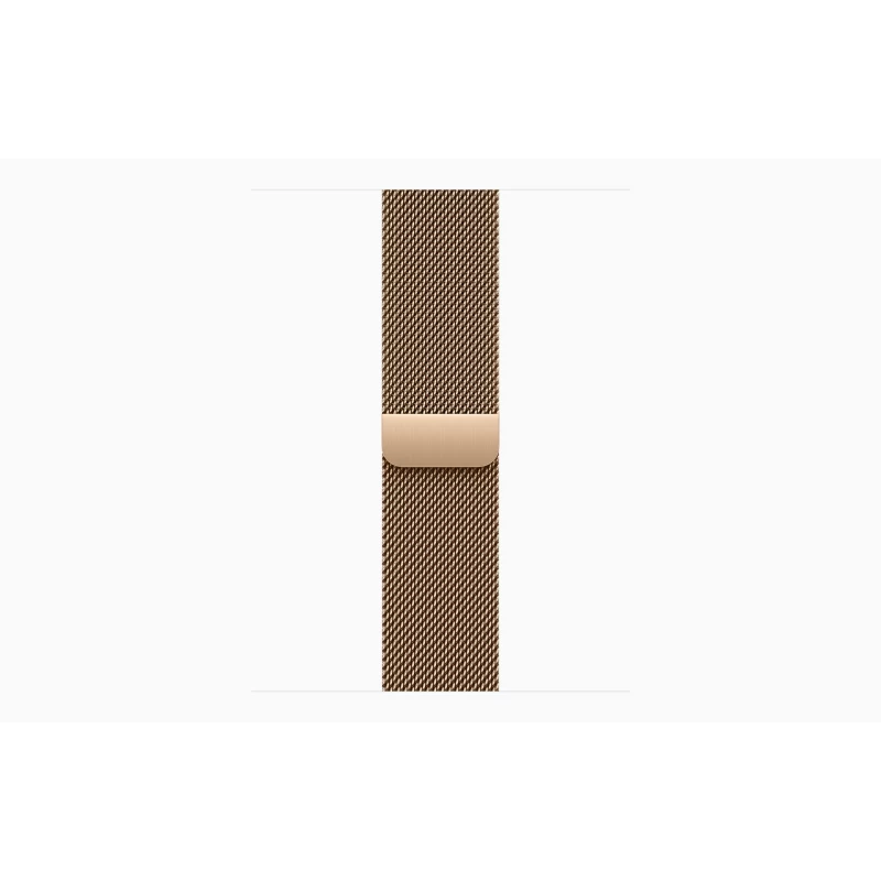 Часы Apple Watch Series 10 42mm Gold Titanium Case Milanese Loop Gold