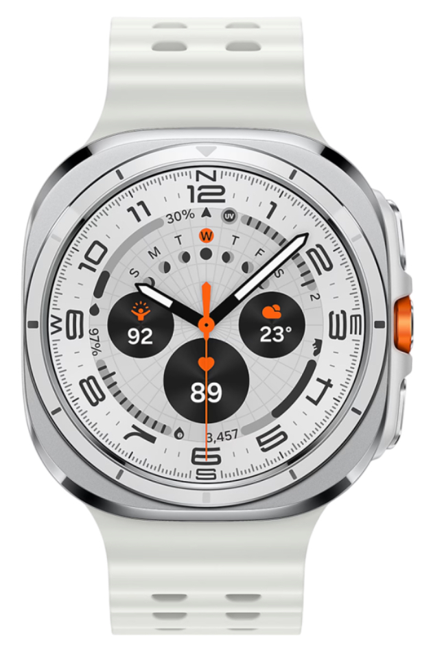 Часы Samsung Galaxy Watch Ultra 47mm LTE Titanium White Marine Band White (2025)