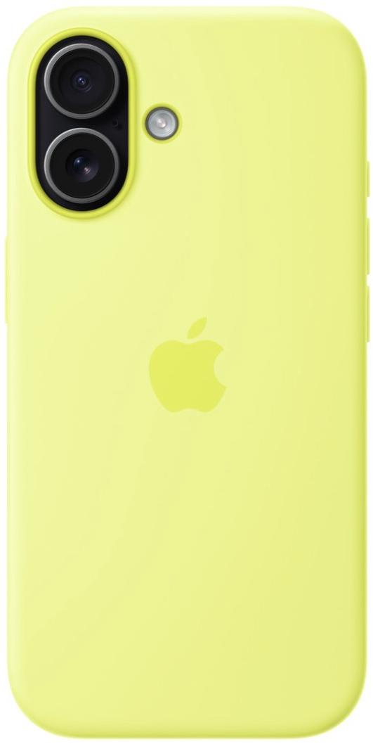 Чехол Apple iPhone 17 Silicone Case with MagSafe Neon Yellow