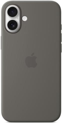 Чехол для iPhone 16 Silicone Case with MagSafe Stone Gray