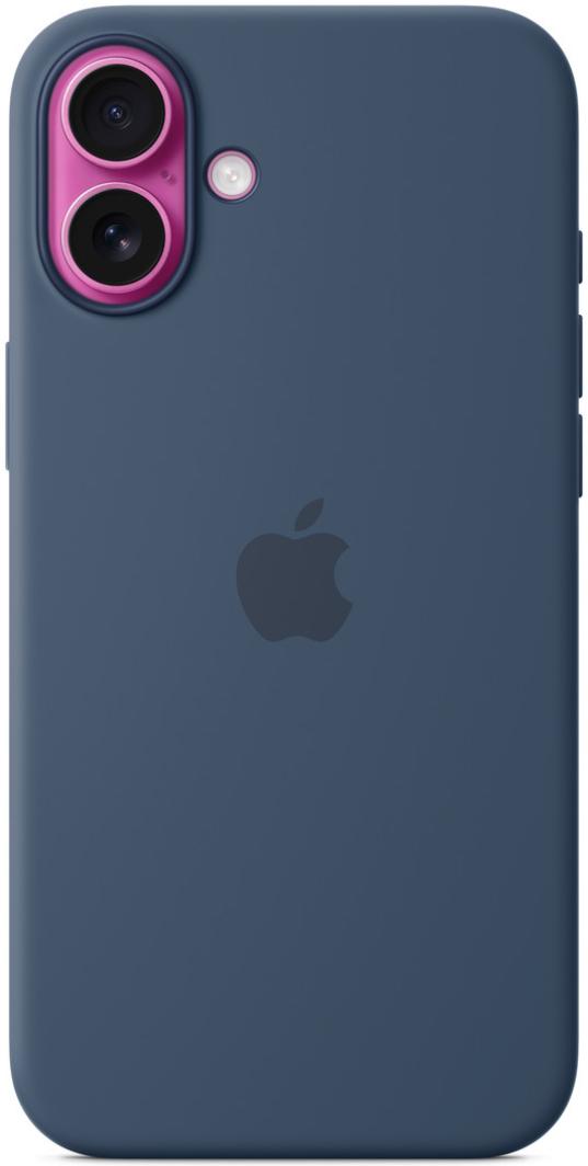 Чехол для iPhone 16 Silicone Case with MagSafe Denim