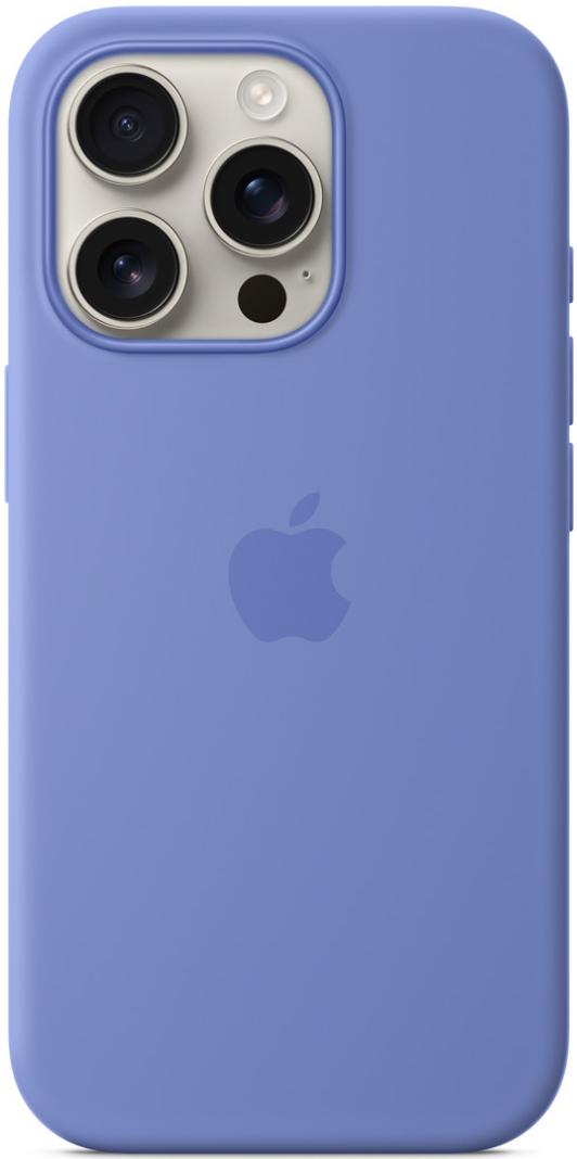 Чехол для iPhone 16 Pro Max Silicone Case with MagSafe Periwinkle