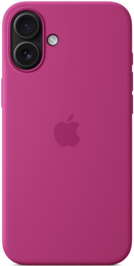 Чехол для iPhone 16 Plus Silicone Case with MagSafe Fuchsia