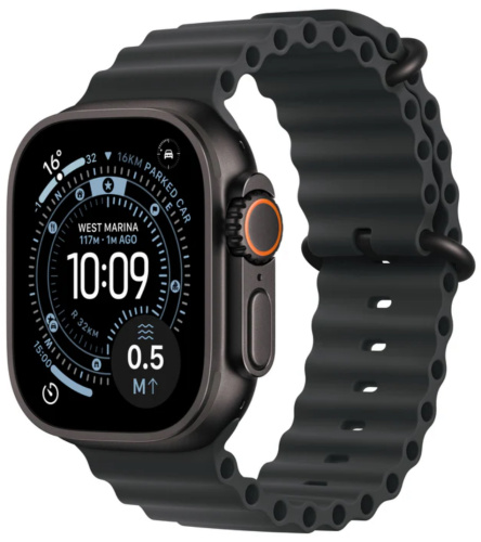 Часы Apple Watch Ultra 3 2025 49mm Black Titanium Case Ocean Band Black