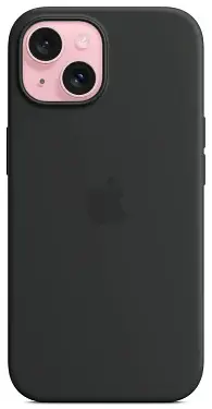 Чехол для iPhone 15 Plus Silicone Case with MagSafe Black