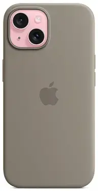 Чехол для iPhone 15 Plus Silicone Case with MagSafe Clay