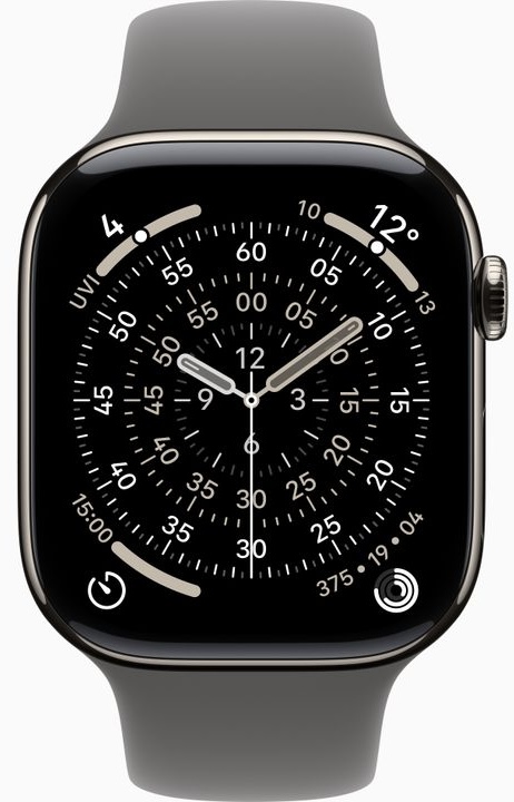 Часы Apple Watch 11 46mm Nanural Titanium Case Sport Band Stone Gray M/L Часы Apple Watch 11 46mm Nanural Titanium Case Sport Band Stone Gray M/L