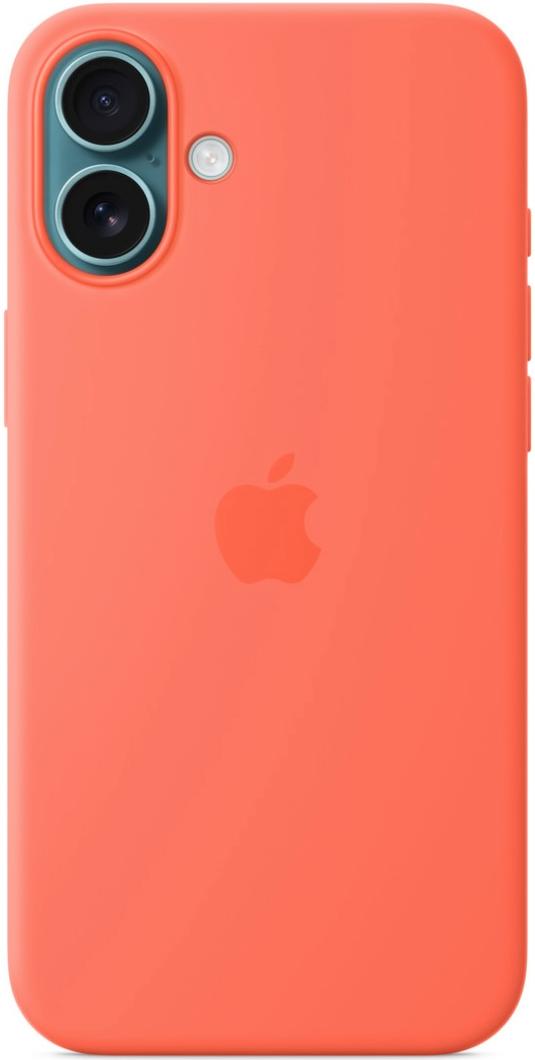 Чехол для iPhone 16 Plus Silicone Case with MagSafe Tangerine