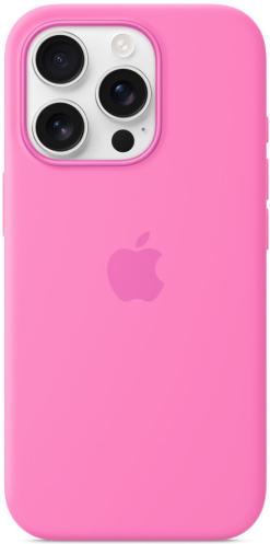 Чехол для iPhone 16 Pro Silicone Case with MagSafe Peony
