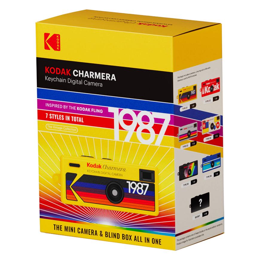 Фотоаппарат-брелок Kodak Charmera 1987 Blind Box All in One