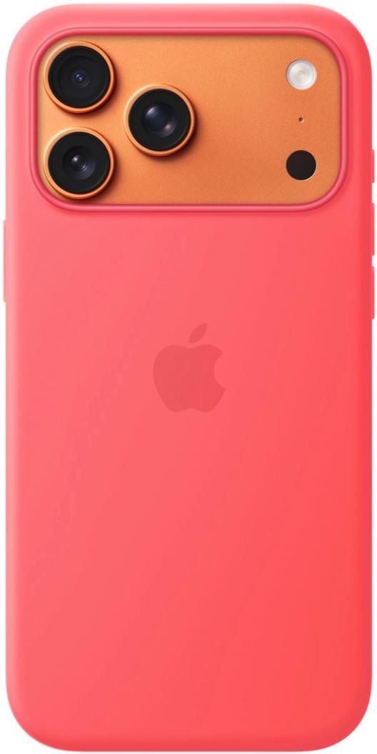 Чехол для iPhone 17 Pro Silicone Case with MagSafe Bright Guava