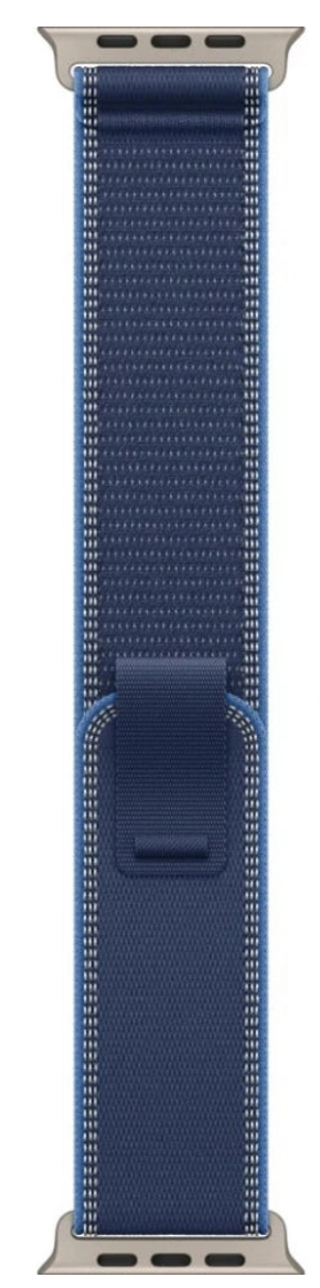 Часы Apple Watch Ultra 3 2025 49mm Natural Titanium Case Trail Loop Blue/Bright Blue S/M