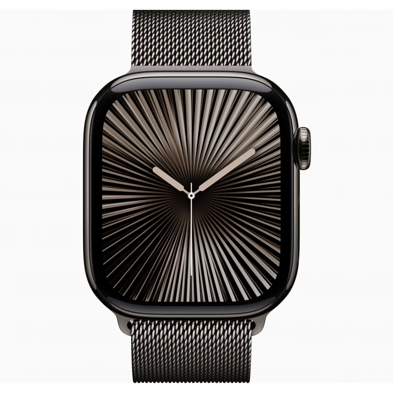 Часы Apple Watch Series 10 42mm Slate Titanium Case Milanese Loop Slate