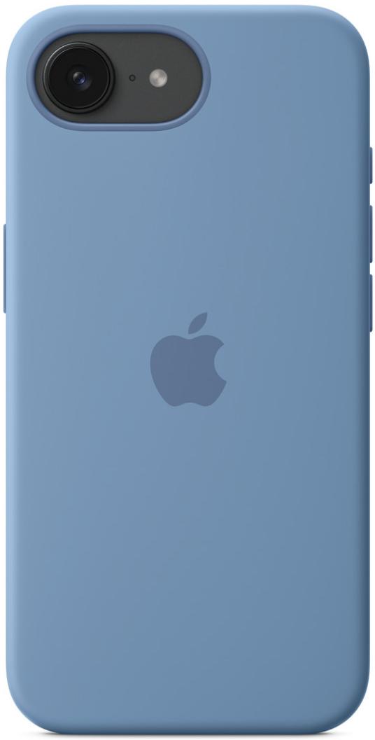 Чехол для iPhone 16e Silicone Case with MagSafe Winter Blue