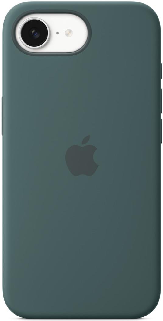 Чехол для iPhone 16e Silicone Case with MagSafe Lake Green