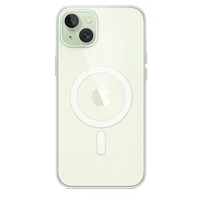 Чехол для iPhone 15 Plus Clear Case with MagSafe