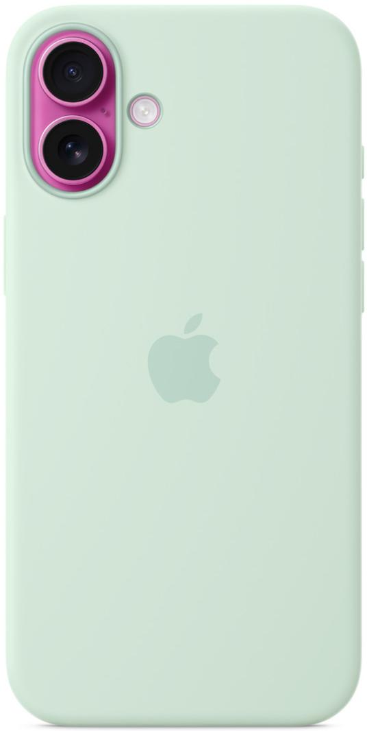 Чехол для iPhone 16 Plus Silicone Case with MagSafe Aquamarine