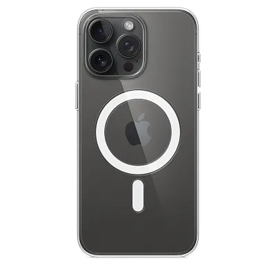 Чехол для iPhone 15 Pro Max Clear Case with MagSafe