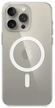 Чехол для iPhone 15 Pro Clear Case with MagSafe