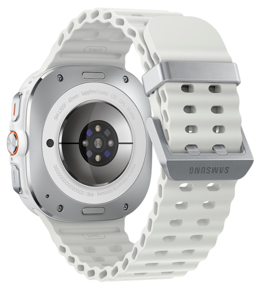Часы Samsung Galaxy Watch Ultra 47mm LTE Titanium White Marine Band White (2025)