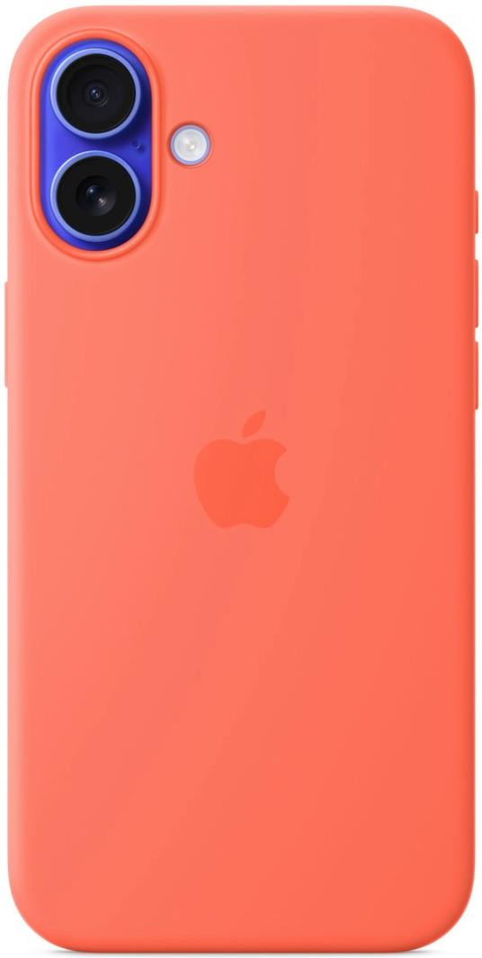 Чехол для iPhone 16 Silicone Case with MagSafe Tangerine
