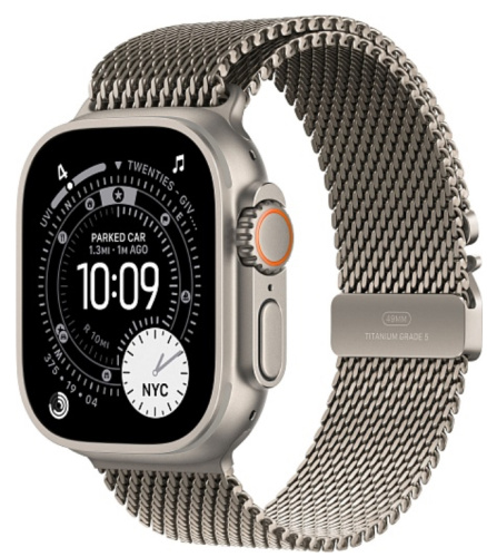 Часы Apple Watch Ultra 3 2025 49mm Natural Titanium Case Titanium Milanese Loop Natural S Часы Apple Watch Ultra 3 2025 49mm Natural Titanium Case Titanium Milanese Loop Natural S