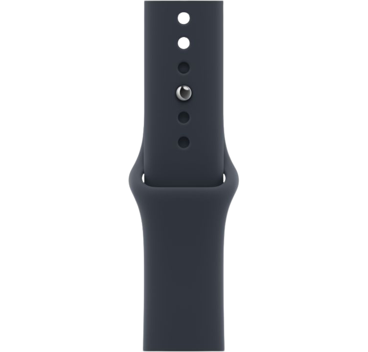 Часы Apple Watch Series 12 42mm Natural Titanium Case GPS Sport Band Navy Blue M/L