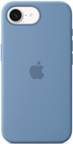 Чехол для iPhone 16e Silicone Case with MagSafe Winter Blue