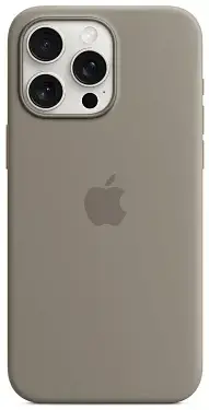 Чехол для iPhone 15 Pro Silicone Case with MagSafe Clay
