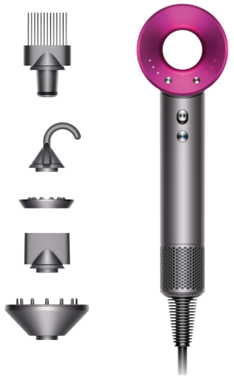Фен Dyson Supersonic HD07 Nickel Fuchsia Gift Edition