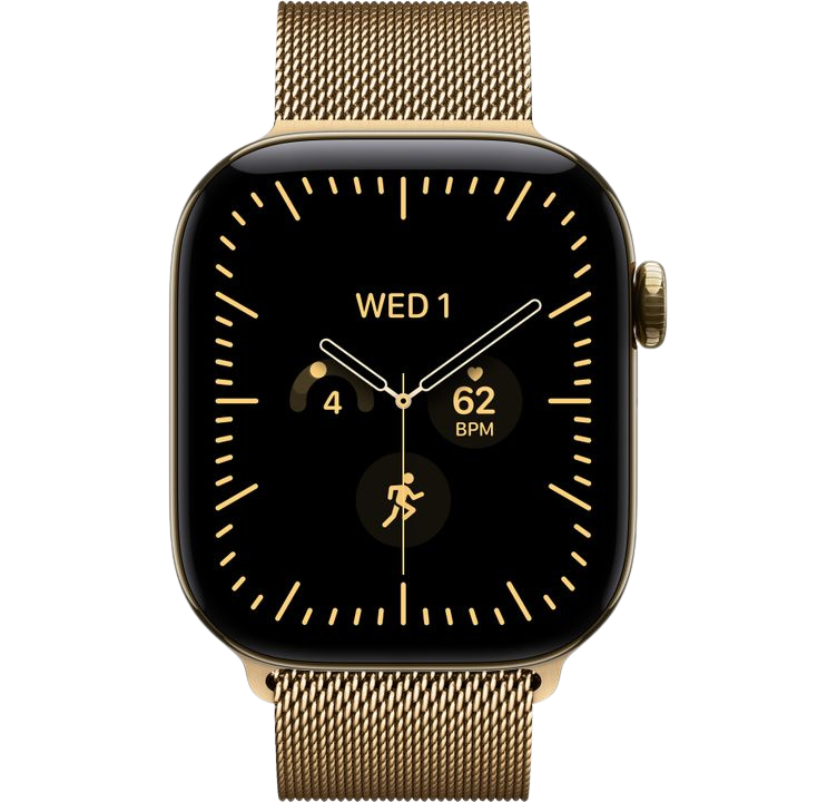 Часы Apple Watch Series 12 42mm Radiant Gold Titanium Case GPS Milanese Loop Radiant Gold