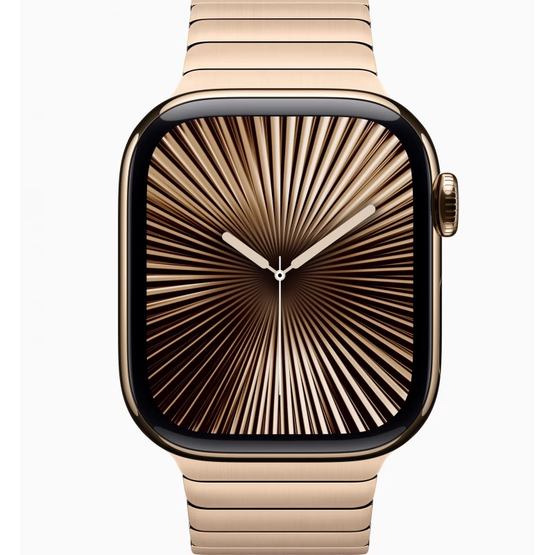 Часы Apple Watch Series 10 42mm Gold Titanium Case Link Bracelet Gold