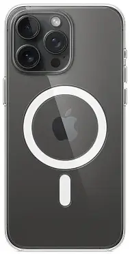 Чехол для iPhone 15 Pro Clear Case with MagSafe