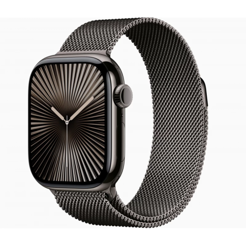 Часы Apple Watch Series 10 42mm Slate Titanium Case Milanese Loop Slate
