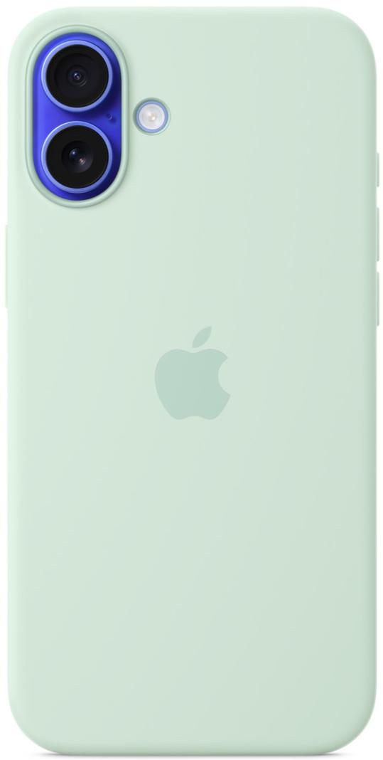 Чехол для iPhone 16 Silicone Case with MagSafe Aquamarine