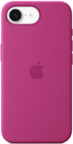 Чехол для iPhone 16e Silicone Case with MagSafe Fuchsia