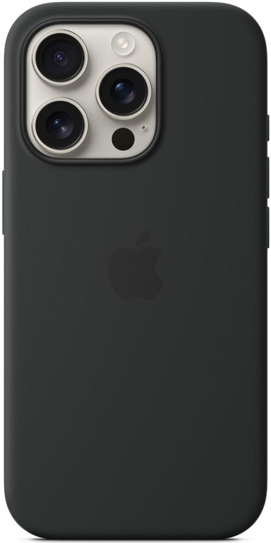 Чехол для iPhone 16 Pro Max Silicone Case with MagSafe Black
