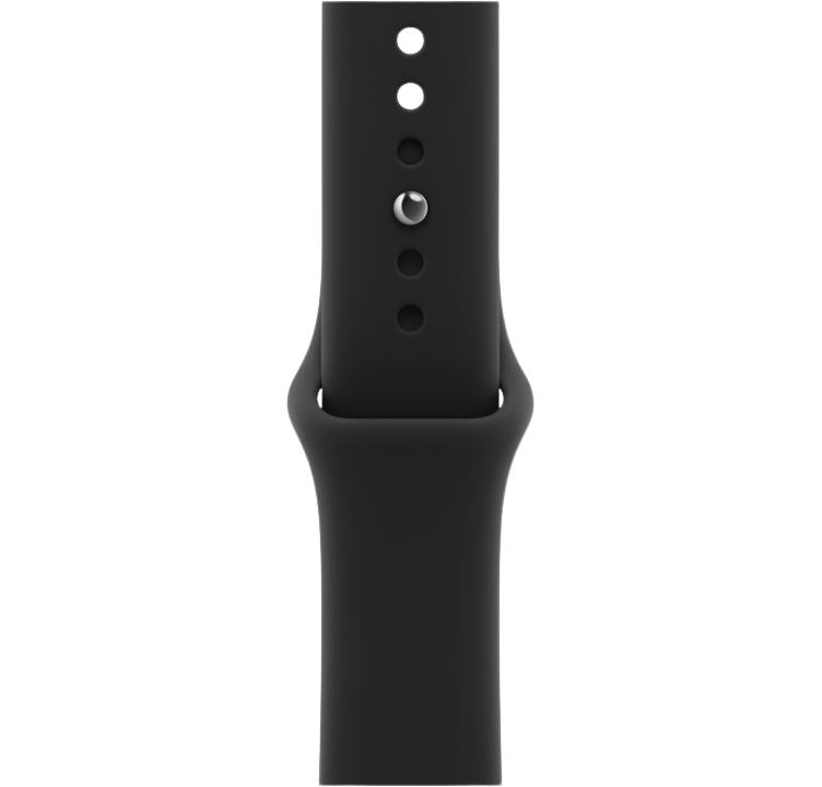 Часы Apple Watch Series 12 42mm Black Aluminum Case GPS Sport Band Black M/L