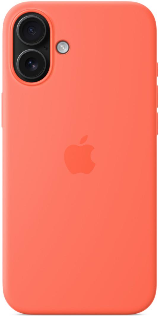 Чехол для iPhone 16 Plus Silicone Case with MagSafe Tangerine