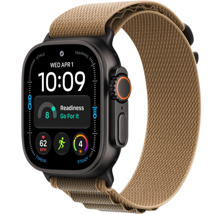 Часы Apple Watch Ultra 4 49mm Black Titanium Case Alpine Loop Desert M