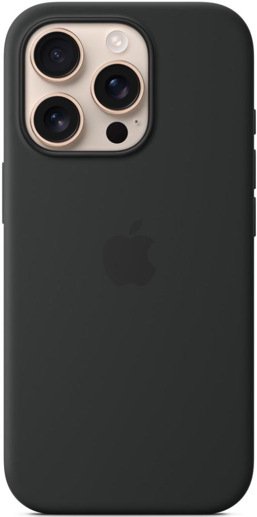 Чехол для iPhone 16 Pro Silicone Case with MagSafe Black