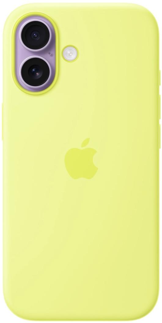 Чехол Apple iPhone 17 Silicone Case with MagSafe Neon Yellow