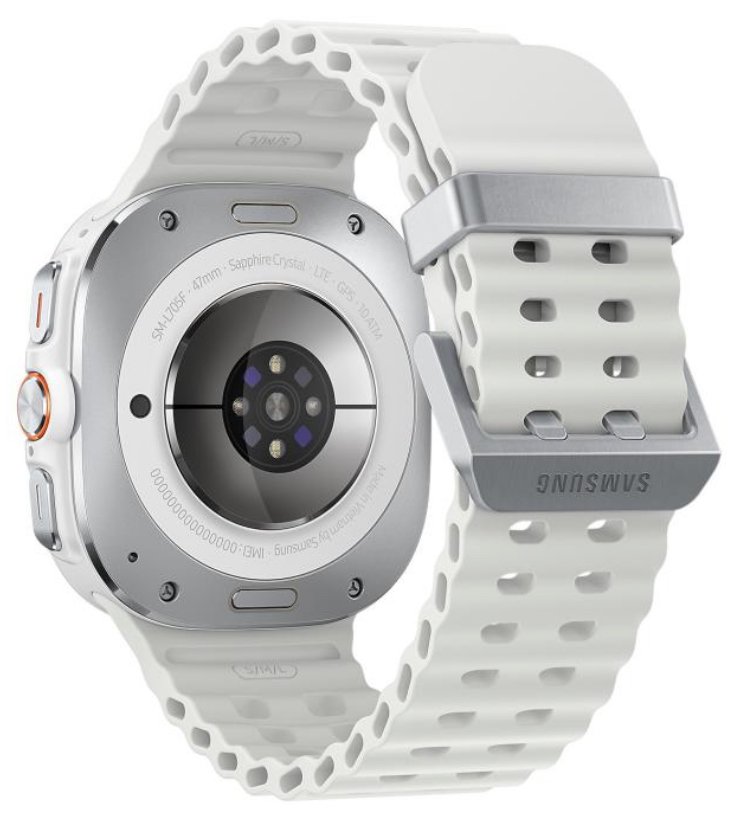 Часы Samsung Galaxy Watch Ultra 47mm LTE Titanium White Marine Band White (2024)