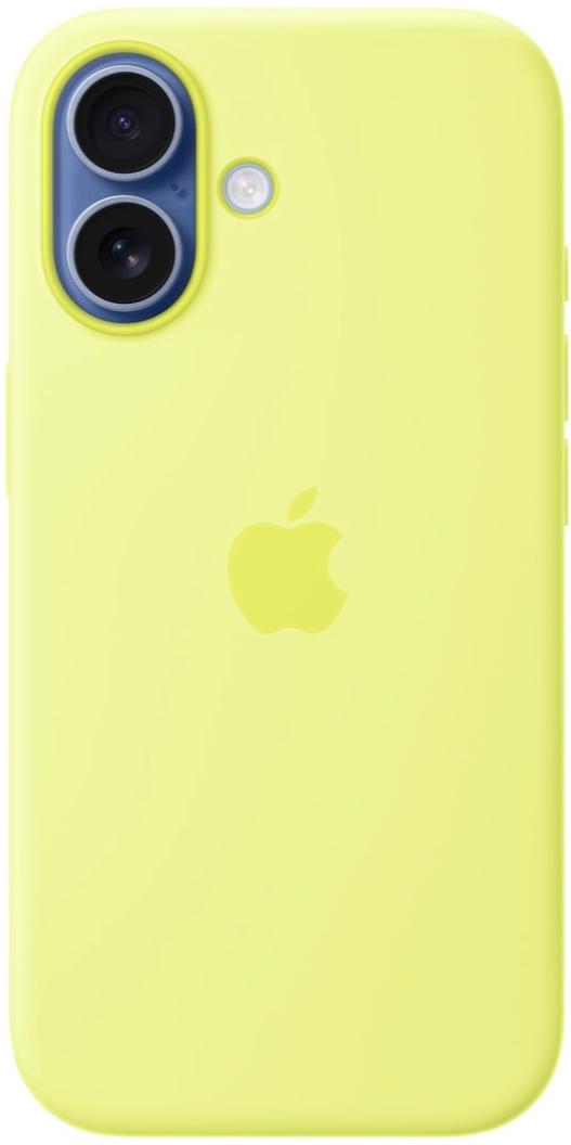 Чехол Apple iPhone 17 Silicone Case with MagSafe Neon Yellow