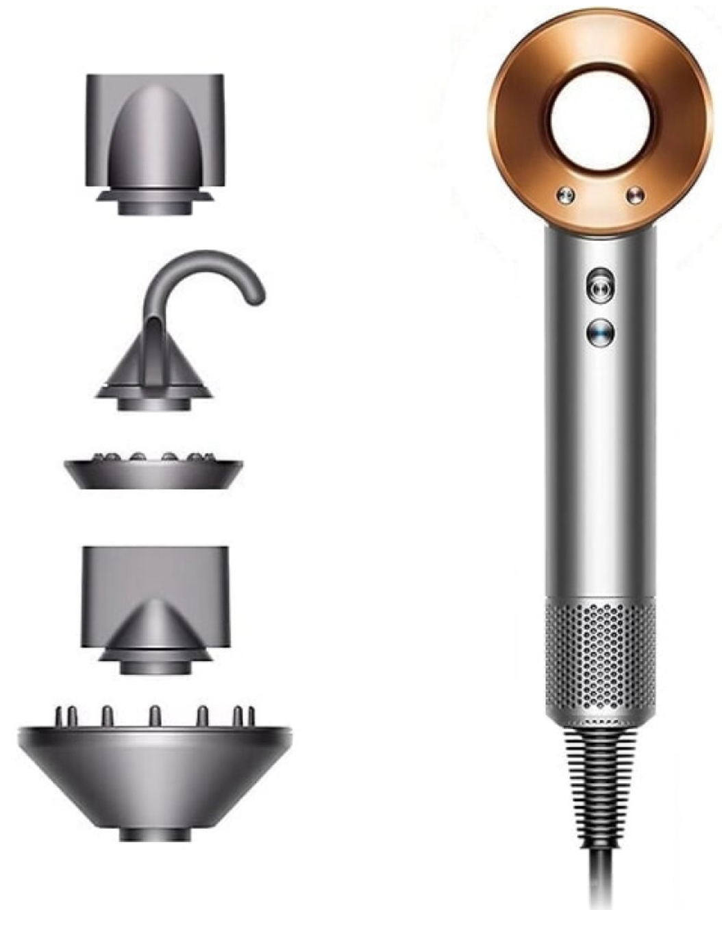 Фен Dyson Supersonic HD08 Nickel Copper