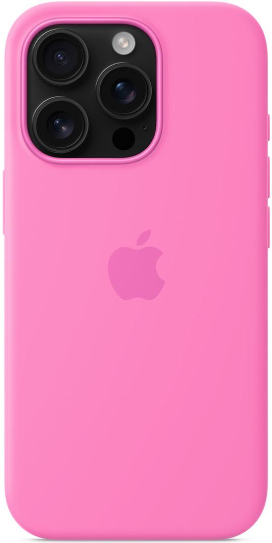 Чехол для iPhone 16 Pro Silicone Case with MagSafe Peony