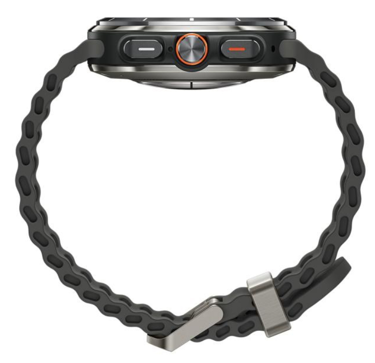 Часы Samsung Galaxy Watch Ultra 47mm LTE Titanium Silver Marine Band Black (2024)