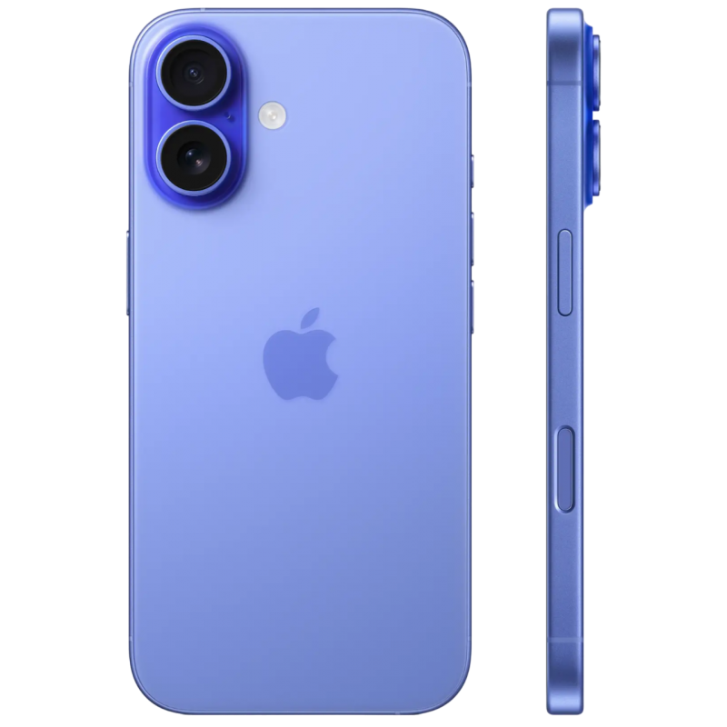 Смартфон Apple iPhone 16 Plus 128GB Sim+eSim Ultramarine Смартфон Apple iPhone 16 Plus 128GB Sim+eSim Ultramarine